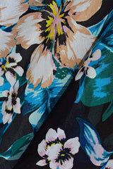 [お取り寄せ]ダイアンフォンファステンバーグDIANE von FURSTENBERG花柄オーバーカバーアップ（ショール）Printed coverup/Bright blue