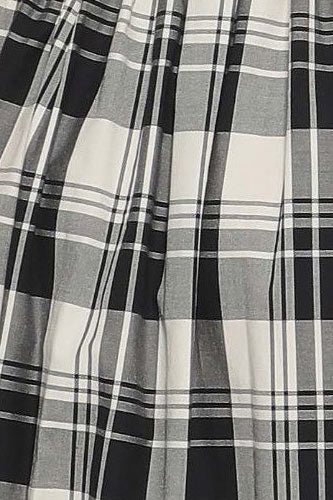 [お取り寄せ]ダイアンフォンファステンバーグDIANE von FURSTENBERGチェック柄コットンラップドレス（ワンピース）