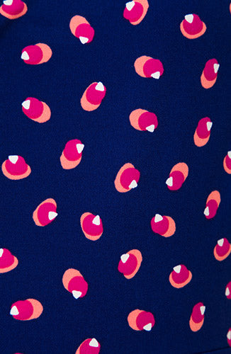[クリアランスセール]レオタLeotaワンピース（ドレス）Cassie/MARTINI DOT NAVY
