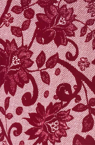 レオタLeotaスイートハートラッププリントワンピース（ドレス）VENETIANE LACE/ピンク/赤