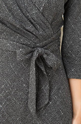 ノラガードナーNora Gardnerドレス（ワンピース）Leyla Dress/Grey printグレー